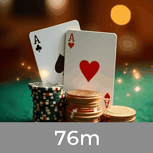 76m: Slots Gigantes, Roleta ao Vivo, BlackJack Premium